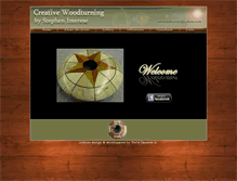 Tablet Screenshot of creativewoodturning.com